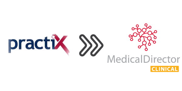 Conversion tool from PractiX to Medical Director Clinical Completed